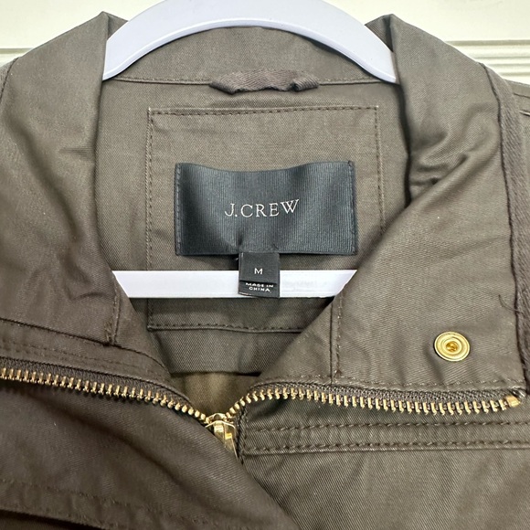 J. Crew dark green waxed jacket; never worn! - Picture 2 of 3